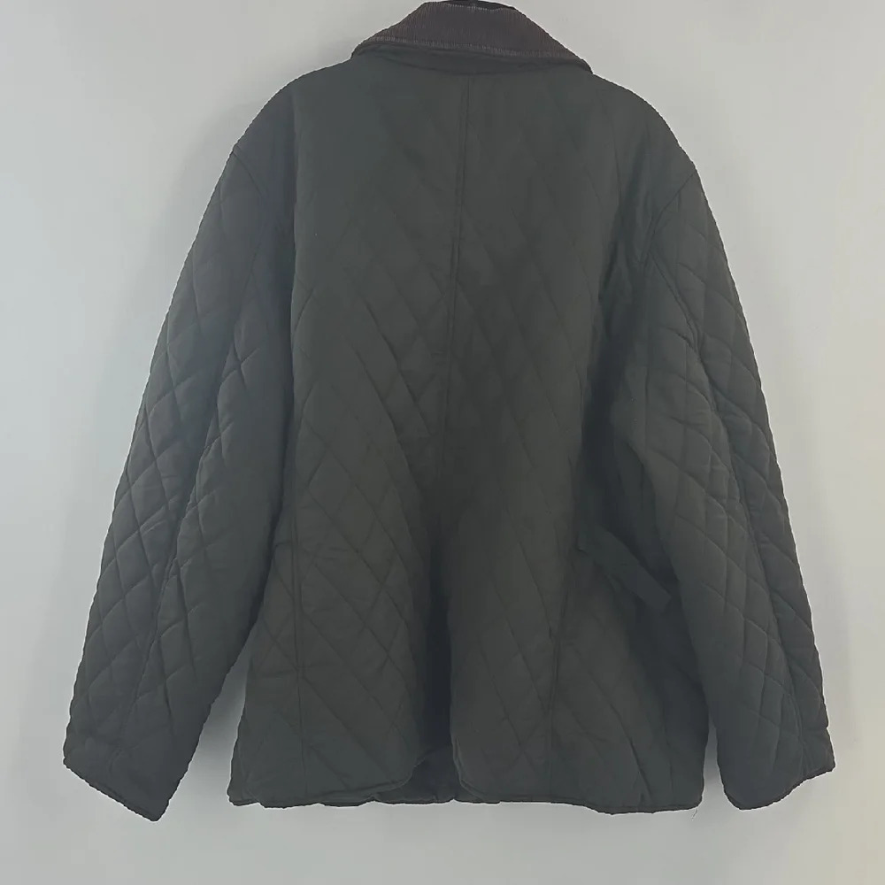 White Stag Dark Olive Jacket with Brown Corduroy Accents - Picture 9 of 16